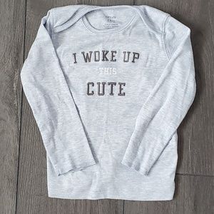 NWOT I Woke Up This Cute Long-Sleeved Tee